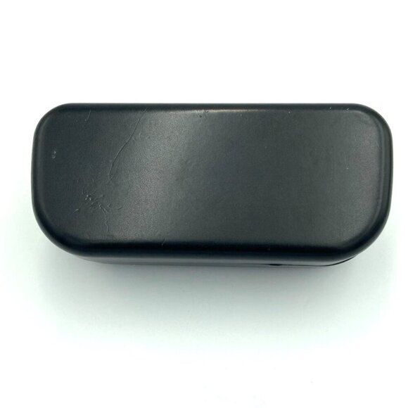 Coach Hard Shelled Glasses Case Embossed Eyeglasses Sunglasses Black Neutral - Picture 5 of 6